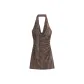 Brown Snakeskin Print