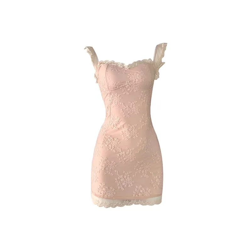 JOSR Slip Dresses Women's Pink-0