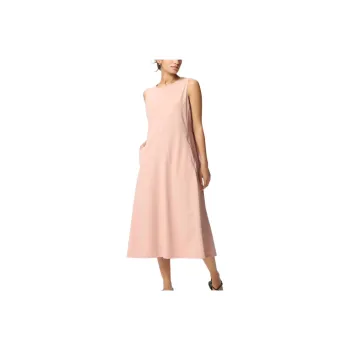 UNIQLO Sleeveless Dress Women's Peach Pink
