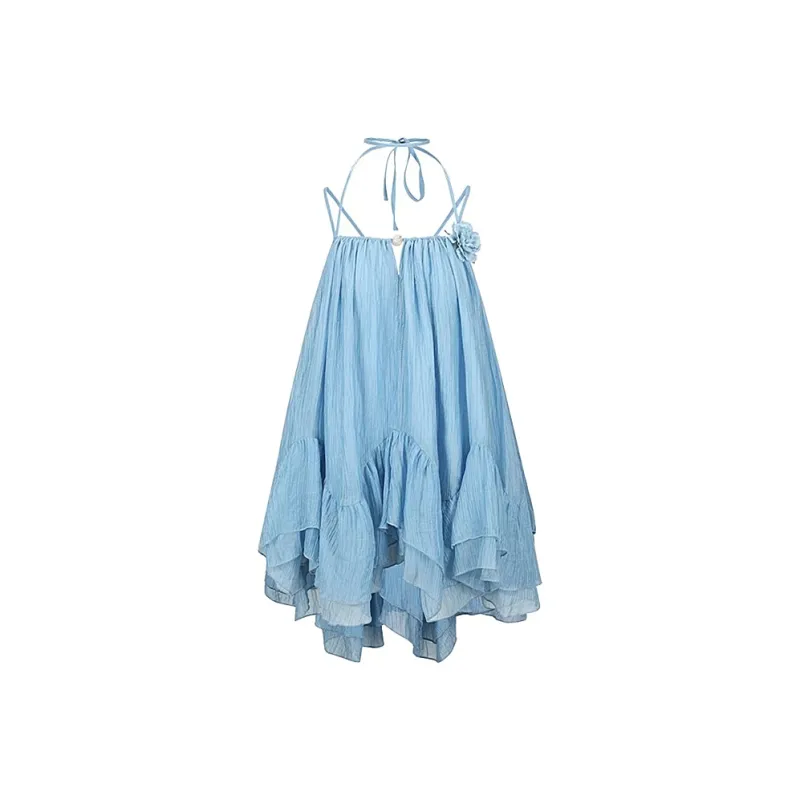 JOSR Slip Dresses Women's Blue-0
