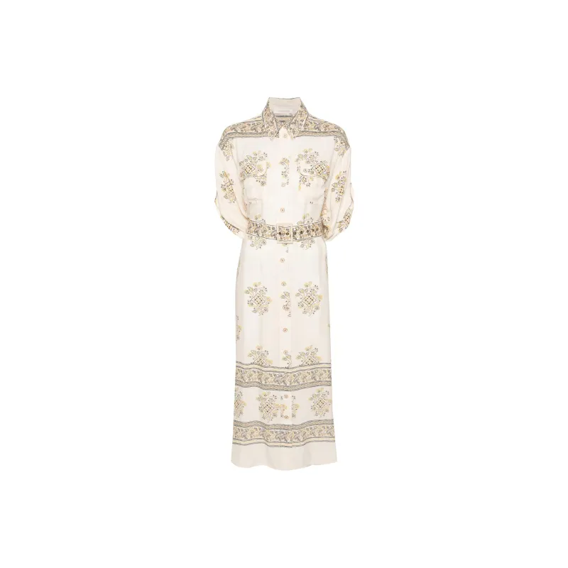 Zimmermann Utility Floral-print Dress-0