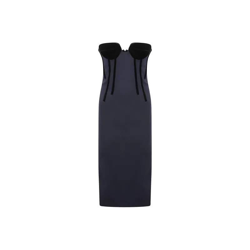 SportMax Anemone Straight Hem Sleeveless Dress-0