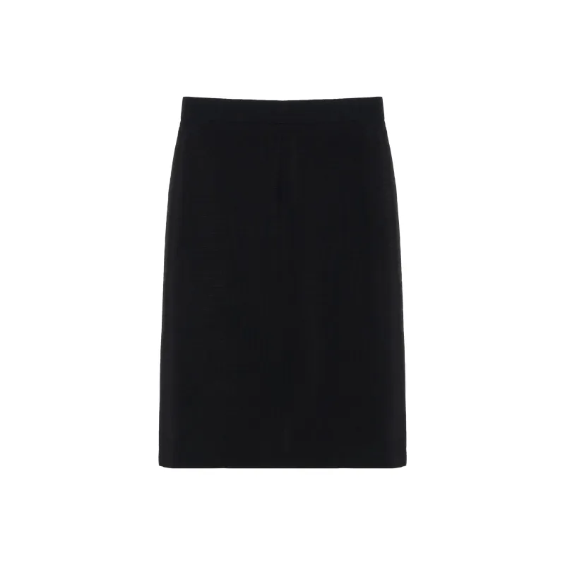 Burberry FW22 Casual Short Skirts Women's Black-0