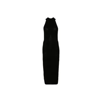 BALMAIN Diamond jacquard Midi Dress