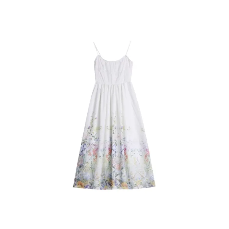 POPO.INFO Slip Dress Women's White-0