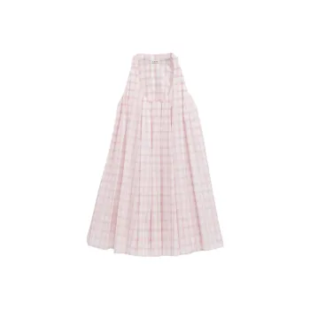 LOEWE Checked Midi Dress