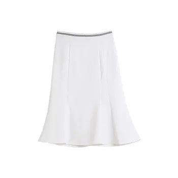 Hang Yi Court Casual Short Skirts Women's White