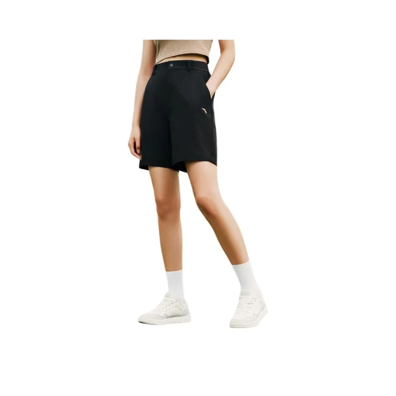 Anta Variety Training Collection Casual Shorts Women's Basic Black-0