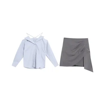 WOWI Two Piece Skirt Sets Women's