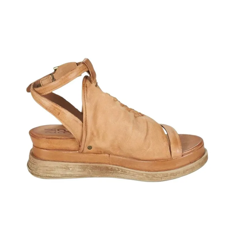 AirStep LAGOS BRIDE One Strap Sandals 6cm Women's Camel-1