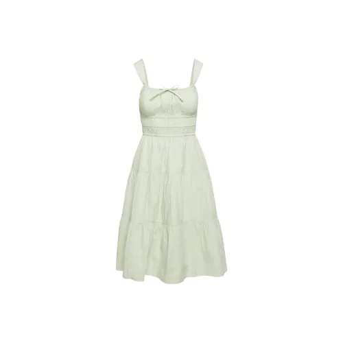 ARITZIA Sunday Best Martine Poplin Midi Dress Slip Dresses Women's Soft Chip Mint