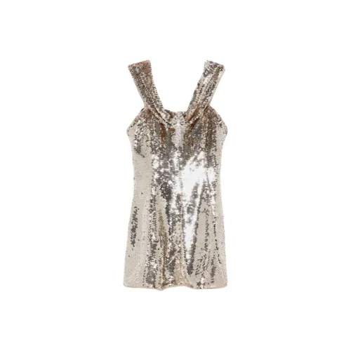 Self portrait Sequin Embellished Off Shoulder Mini Dress