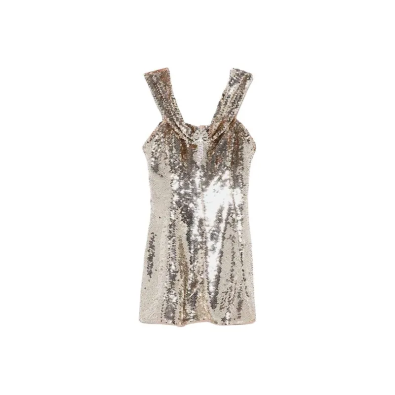 Self portrait Sequin Off shoulder Mini Dress-0