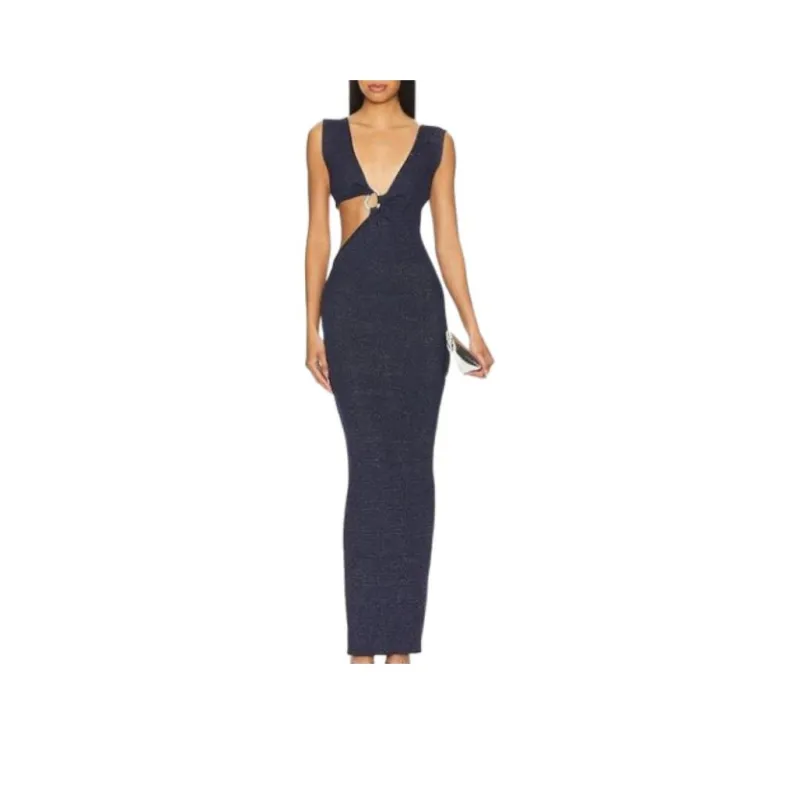 MILK BAOBAB Sleeveless Dress Women's Marine Blue-0