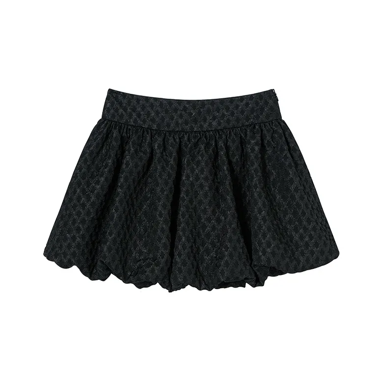 MEETLADY Casual Short Skirts Women's Black-0