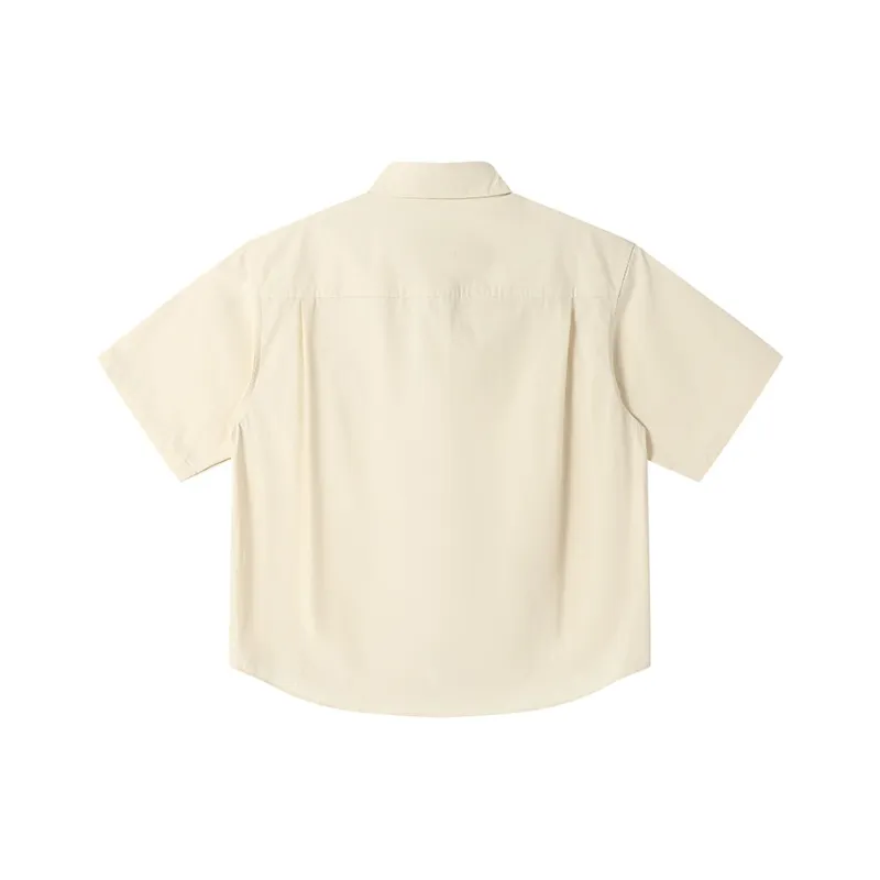DANGEROUSPEOPLE Shirts Unisex Beige Yellow-1