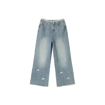 SEENFAAN Jeans Women's Washed Blue