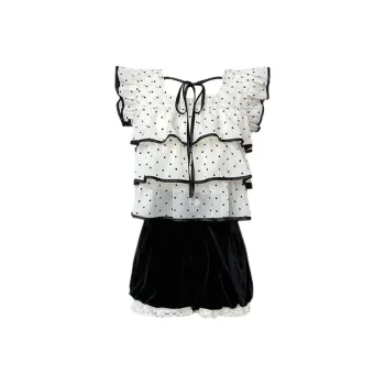 ABBY GODDESS Casual Suit Women's White Black
