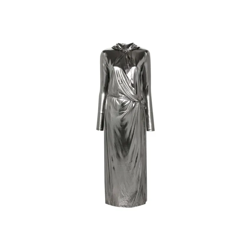 DIESEL D-Fanzy Hooded Wrap Dress-0