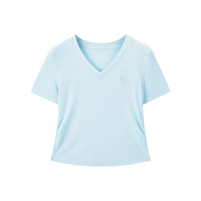 LEDIN T Shirt Women's Melted Ice Blue In Stock-0
