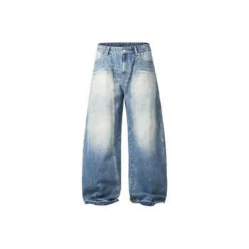 YINLEI Jeans Unisex Blue