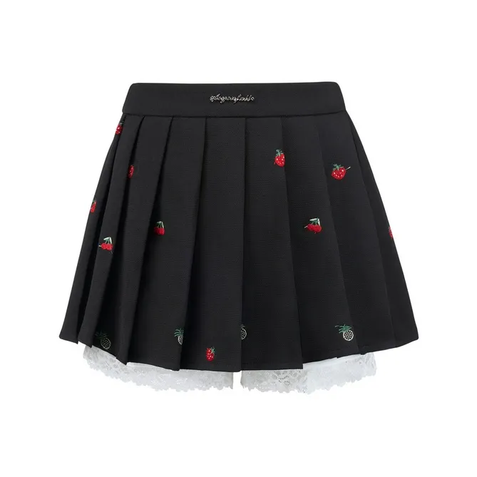 AYF Casual Short Skirts Women's Black-0