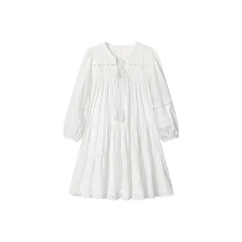 JOSR Long Sleeved Dress Women's White