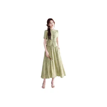 Like The Age Of Water Skirt Set Women's Green