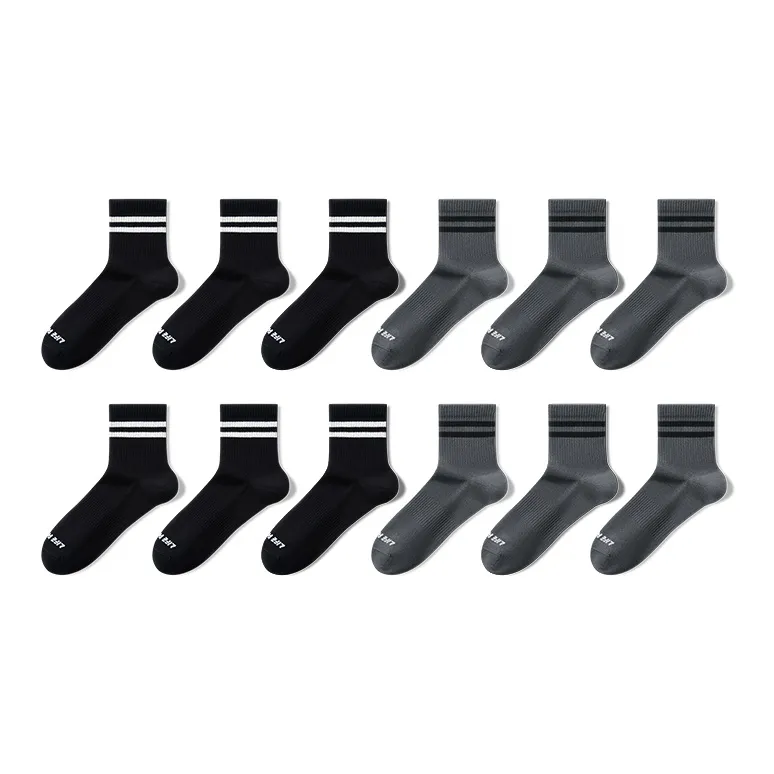 HLA Mid Calf Socks Unisex 6 Pack-5