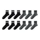 White/Black/Dark Gray/Dark Gray 9575 (6 Pack)