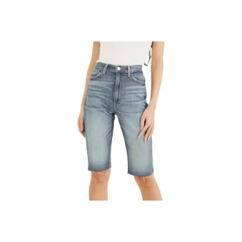 GUESS '80s Bermuda Shorts Denim Shorts Women's Blue