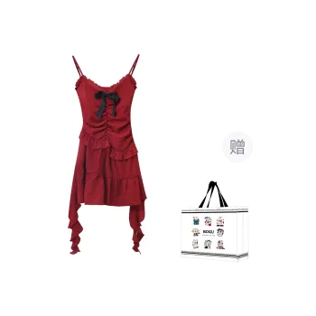 BDGU Slip Dresses Women's Red