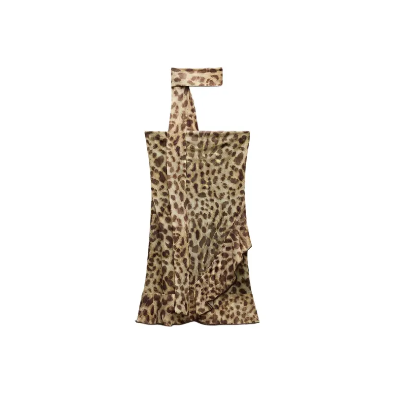 ZARA Sleeveless Dress Women's Multicolor-0