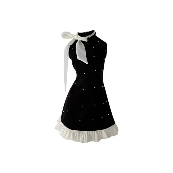 Manekniv Sleeveless Dress Women's Black