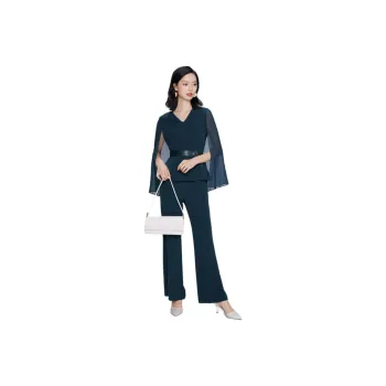 BBLLUUEE Casual Suit Women's Turquoise