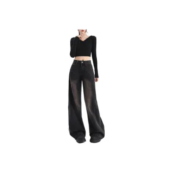 ZAVK Jeans Women's Black Gray Color