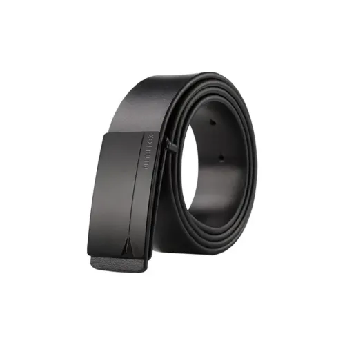 ALI THE FOX Alloy Leather Belts Unisex 3.3CM