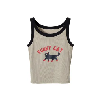 TOUCH Tank Top Women's Gray Beige