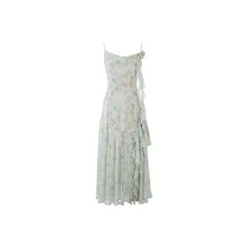 ACAINES Slip Dress Women's Turquoise