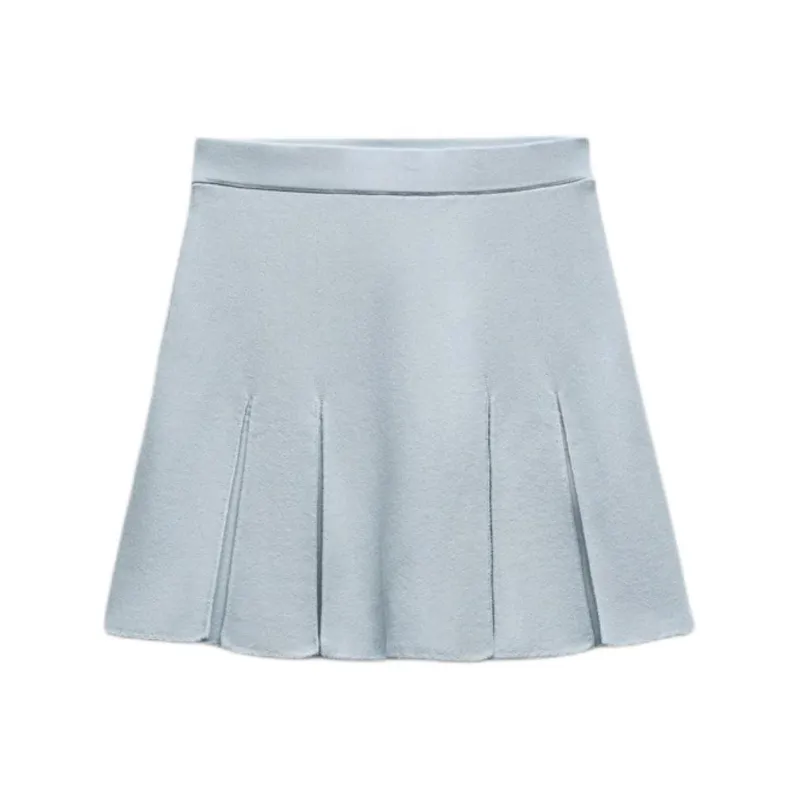 ZARA Casual Short Skirts Women's Blue-0