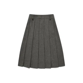 KIRSH Casual Long Skirts Women's Mixed Color Gray