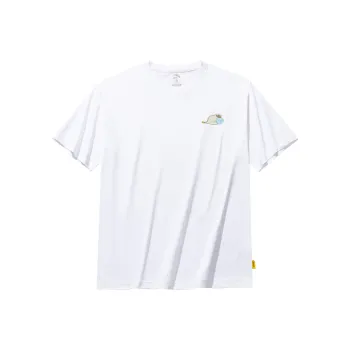 Anta x HAIBAOKANKAN,LIANMINGKUAN Life Collection T Shirt Unisex Snowflake White