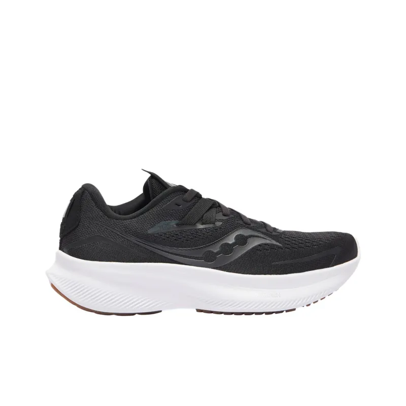 Saucony Ride 15 Cushioning Slip Resistant Low Top Running Shoes Women's Black-1