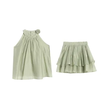 TWOPLUMGIRLS Two Piece Skirt Sets Women's