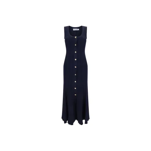 Self portrait Pleated Sleeveless Maxi Dress