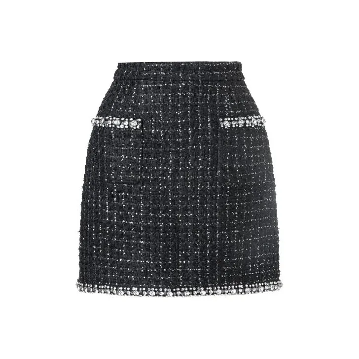 Misi Camii Casual Short Skirts Women's Black-0