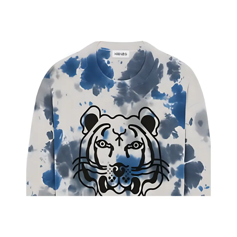KENZO K Tiger Tie dye Sweatshirt-2