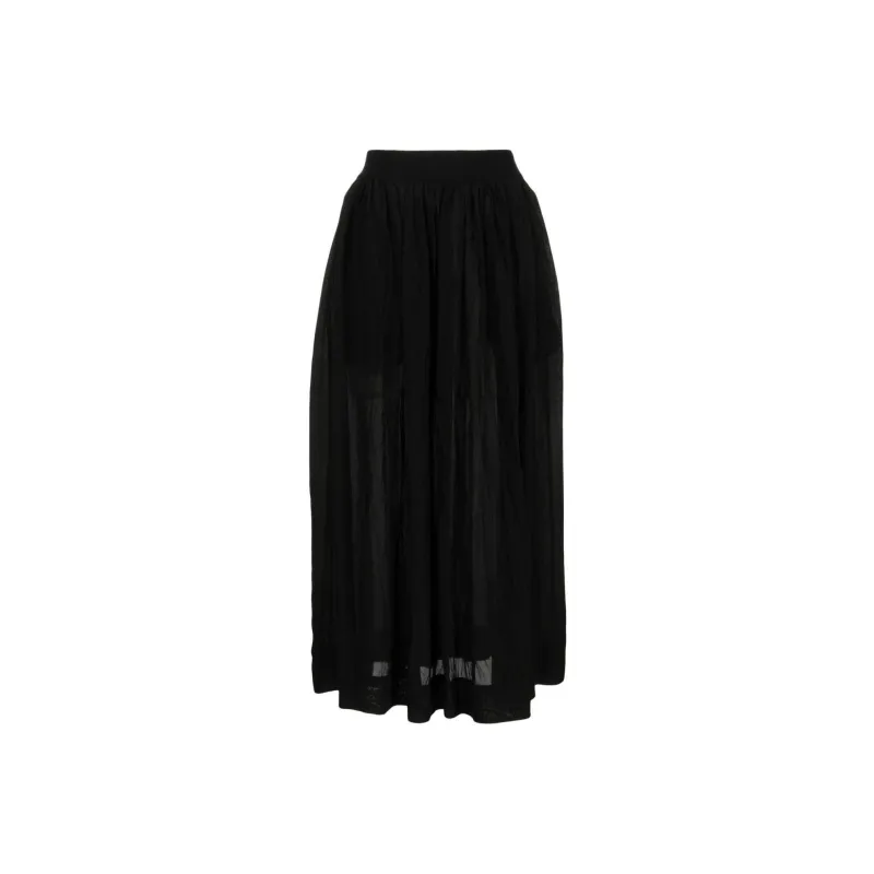 UMA WANG SS24 Casual Long Skirts Women's Black-0