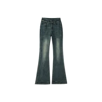 FAWENXIANGZI Jeans Women's Nostalgic Blue