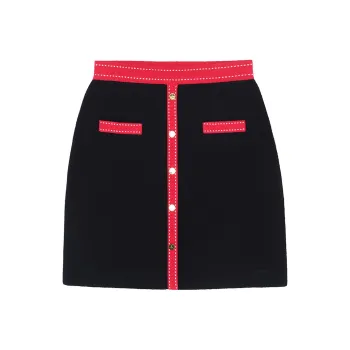 LI NING 1990 Casual Short Skirts Women's Black
